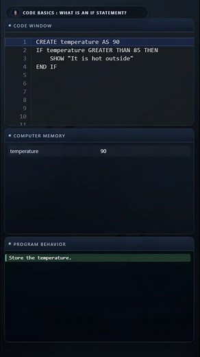 Code Basics - What's an if statement?