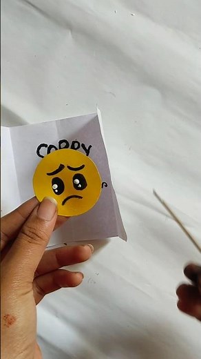 diy sorry card #diy #card #emoji #sorry #cardmaking #craft #shorts #youtubeshorts