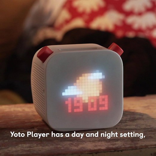 5.2K views · 444 reactions | Yoto Player can help your kids gets to sleep! Enjoy free Sleep Sounds, calming radio stations, mindfulness and more great bedtime audio. Yoto Player even has a nightlight and a sleep-training clock! | Yoto | Facebook