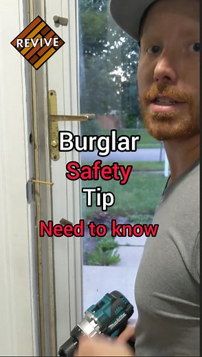 14K views · 296 reactions | Make sure your #frontdoor is #secure #screws #safetytip #burglar #hometip #revive | Revive Home Tips | Facebook