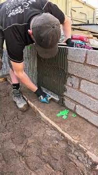 Installing the Porcelain Cladding - #landscaping #garden #work #patio #ideas #tips #howto #diy #fyp