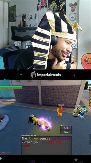 Bro did Roblox YBA Weight Lifting Yell 💀