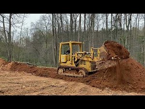 Caterpillar 941B Track Loader Pushing Dirt Part 5