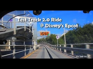 [HD] Test Track 2.0 Ride-Through - Disney's Epcot - Tron-like Ride