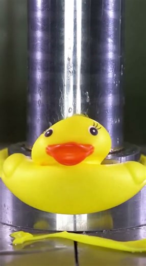 The Rubber Duck's Final Squeak (Hydraulic Press) 🦆💥