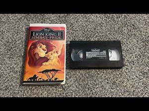 The Lion King 2 Simba’s Pride 1998 VHS (Version #2) Overview