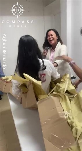 Students Prank Teacher with Person in Present