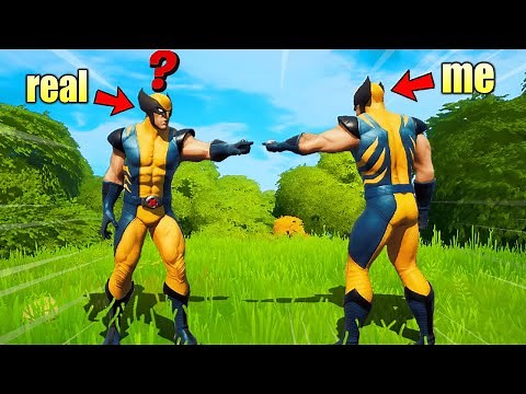 I Actually Pretended to be WOLVERINE in Fortnite