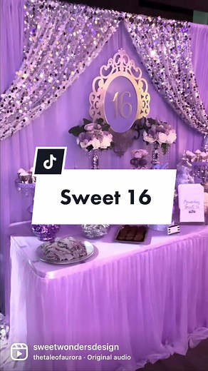 #sweet16 #sweet16birthday #sweet16party #sweetsixteen #sweetsixteenparty #sweet16desserttable #sweet16desserts #sweet16dessert #fy #fyp #fypシ #fypage #candybar #candybuffet #dessertbar #dessertbuffet #candytable #desserttable #purpleandsilver #purpletheme #purplemacarons