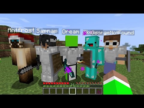 Minecraft : DREAM TEAM MOD in MINECRAFT!