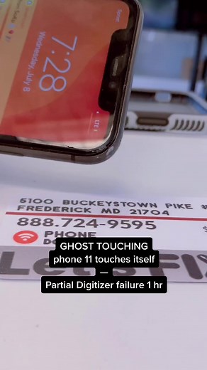 iPhone 11 Ghost Touching: Partial Digitizer Failure Repair in One Hour