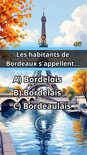 139K views · 3.9K reactions | Quiz Géographie : Gentilés des Habitants de France !  Teste tes connaissances sur les noms donnés aux habitants des villes françaises ! ️ Parisiens, Lyonnais, Marseillais, Toulousains... Identifie comment sont appelés les résidents des différentes communes de l'Hexagone sur profquiz.fr !  #Quiz #Géographie #Gentilés #Habitants #ProfQuiz #Connaissances #Challenge #France | Prof Quiz | Facebook