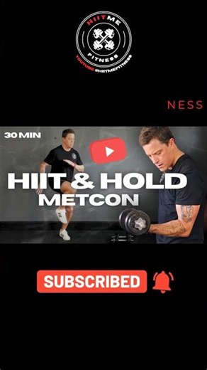 ⚫HIIT & HOLD METCON Burn | 5-Second Holds + Cardio Finishers | Balance, Strength, and Fitness 🔥