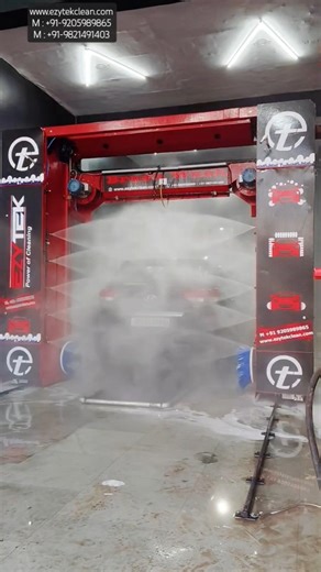 Touchless Automatic Car Jet Wash Plant with Dryer and Robotic Underbody Washer - Wheel Brush Wash