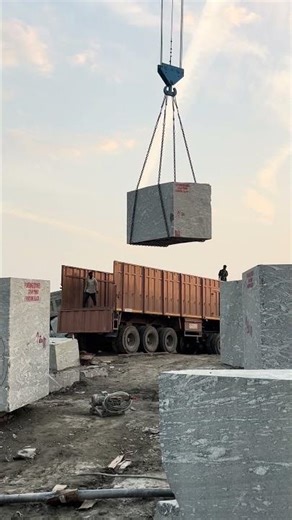 Granite block load #granitemining #mining #graniteslabs #granitelife