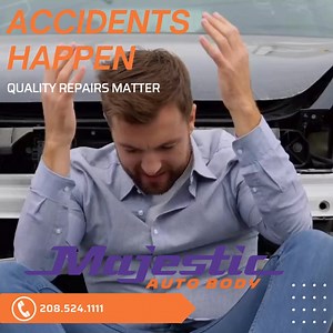 Accidents Happen, Quality Repairs Matter.  At Majestic Auto Body, we bring your vehicle back to life with advanced technology, expert craftsmanship, and a personal touch. ☑️ Complete Collision Repair ☑️ Paint Matching & Restoration ☑️ Insurance Claims Assistance ☑️ Locally Owned for 35+ Years | Majestic AutoBody / Service and Repair | Facebook