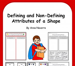 Defining and Non-Defining Attributes of Shapes