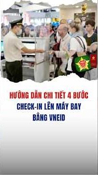 Instructions for checking in online from home using VneID