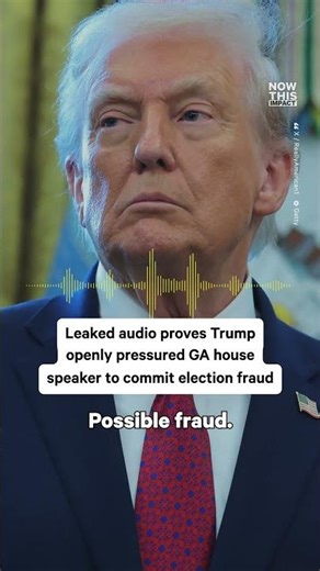 Trump Pressured Georgia Speaker to Overturn Election