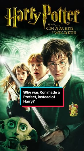 Why was Ron made a Prefect, instead of Harry?#movies #film #tiktok #harrypotter #harrypottertiktok