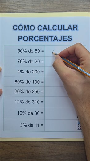 Aprende a como calcular porcentajes fácil y resolver✅️👏 | Tus Matemáticas Científicas