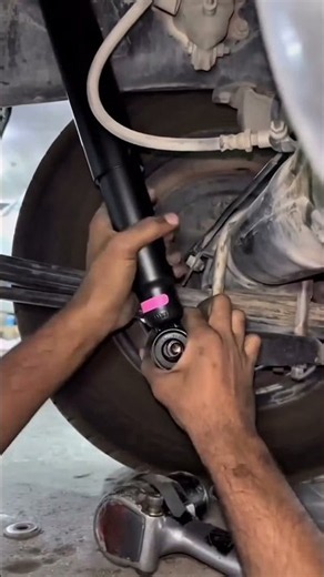How To Replace Rear Shock Absorber At Home! Full DIY Guide 🔧🚚 #shorts #shockabsorber #carrepair