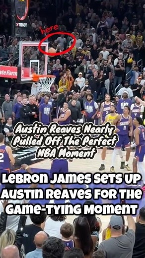 Momentum: Austin Reaves Had The Entire NBA Arena Frozen | Lakers vs Suns #lakersnation #nbashorts