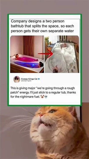 this bathtub is pure nightmare fuel 💀 | funny memes | dank memes | viral memes