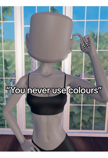 Mind you, the fit still has black and nobody ever says this to me, I’m so fake LMAO • Credits ! The one and only @𐙚 𝒾𝓃𝑜𝓇𝒾 for the facial accessory ! • Tags ! #dti #dresstoimpress #roblox #alt #outfits