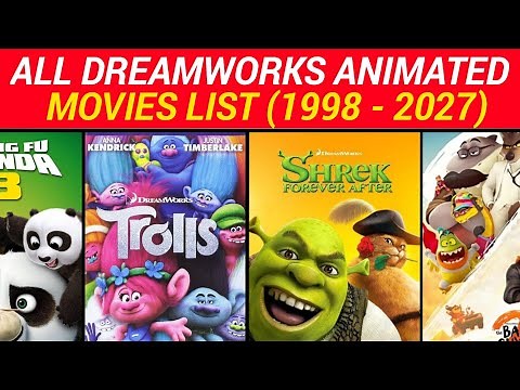 DreamWorks animated movies list (1998 - 2027) | All DreamWorks animated films