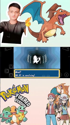 Charmander Evolves into Charmeleon! 🔥🔥 | Pokémon Fire Red#PokemonFireRed #Charmander#Evolution