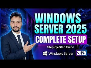 Windows Server 2025 Complete Setup | Domain, DNS & Client Join Step-by-Step