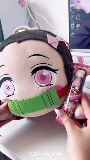 Nezuko Candy Bar ASMR! #asmr #asmrsounds #nezuko #demonslayer #kimetsunoyaiba #kawaii #kawaiiasmr #pinkpcsetup #anime #animeasmr