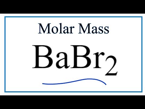 How to find the Molar Mass of BaBr2: Barium bromide