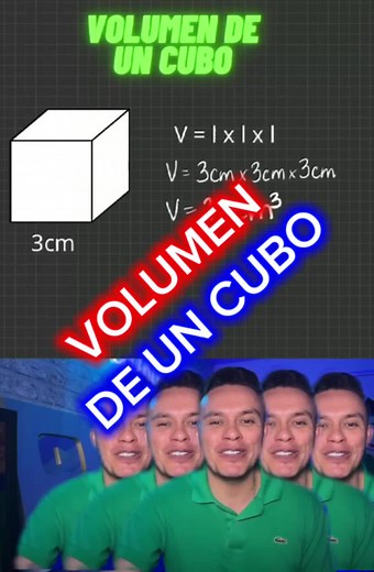¡Volumen de un cubo! ¡¡Adquiere mis libros, facilísimo!! 👇👇👇 👨‍🎓‍...