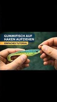 🎣 Tutorial: Wiggen – Gummifisch richtig auf den Haken aufziehen (ohne Worte)