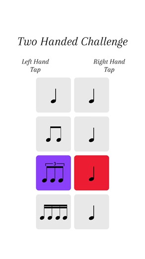 Two hands. One beat. Can you stay locked in? 🥁👐 This Two-Handed Rhythm Challenge mixes on-the-beat rhythms—eighth-note triplets, sixteenth notes, and eighth/sixteenth combinations. Stay steady, feel the subdivision, and don’t let the tempo pull you off. 🎯 Try it before the video ends. 👉 Full levels & PDFs in my bio. #RhythmChallenge #RhythmBootcamp #MusicTheory #RhythmTraining #Musicians