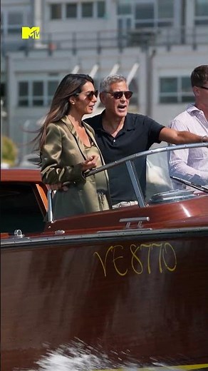 George Clooney e la moglie Amal sono arrivata a Venezia | MTV Celeb Italia
