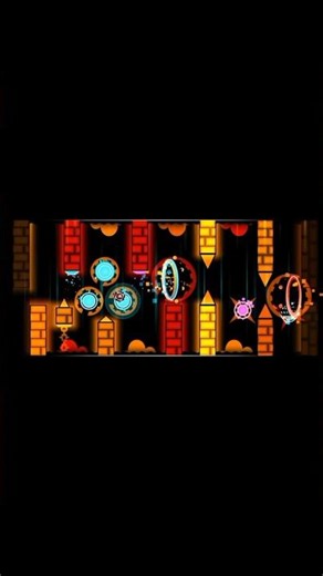 The Letter "C" in GEOMETRY DASH🥶 #geometrydash #shorts