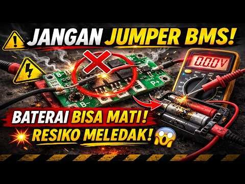 ⚡ JANGAN Jumper BMS! ⚠️ Rahasia Bahaya & Cara Benar Atasi Bor Cordless Mati Total