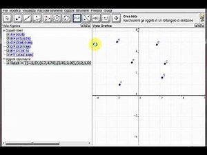 GeoGebra - Strumento Crea Lista