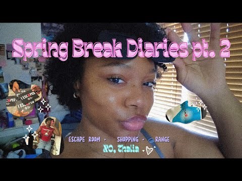 Spring Break pt. 2 | vlog 🌺 @thaliatheyoutuber
