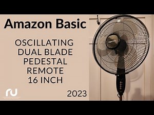 Amazon Oscillating Fan - Hands On Setup - Features - Testing - 2023