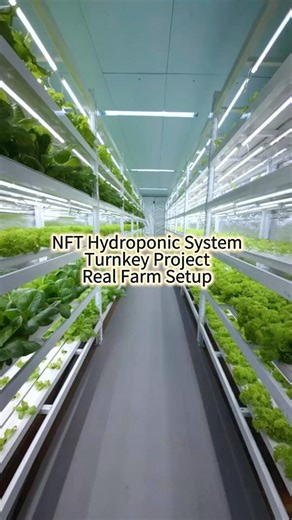 NFT Hydroponic Farm Setup | Turnkey System for Commercial Growing #hydroponics