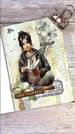 easy mini art journal #artjournal