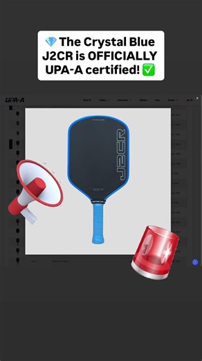 🚨 Honolulu's Crystal Blue J2CR is UPA-A Certified! 📣 #honolulupickleball #j2cr #crystalbluegrit