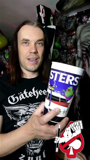 Retro style Ghostbusters cups by Fright Rags