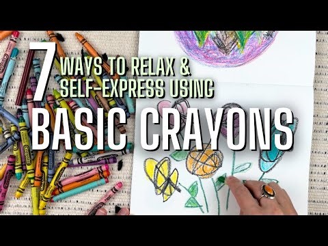 7 Ways to Use BASIC Crayons for Therapeutic Art