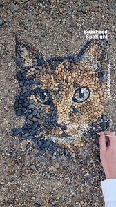 @pebblepicassos is creating straight up masterpieces with these tiny pebbles | BuzzFeed Video