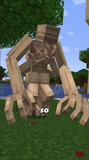 DON'T HURT this mob or you will make it STRONGER #minecraft #minecraftmods